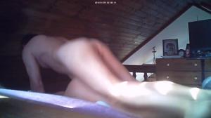 Женатый чувак перед камерой в 69 позе трахает ротик соседке - скриншот #20